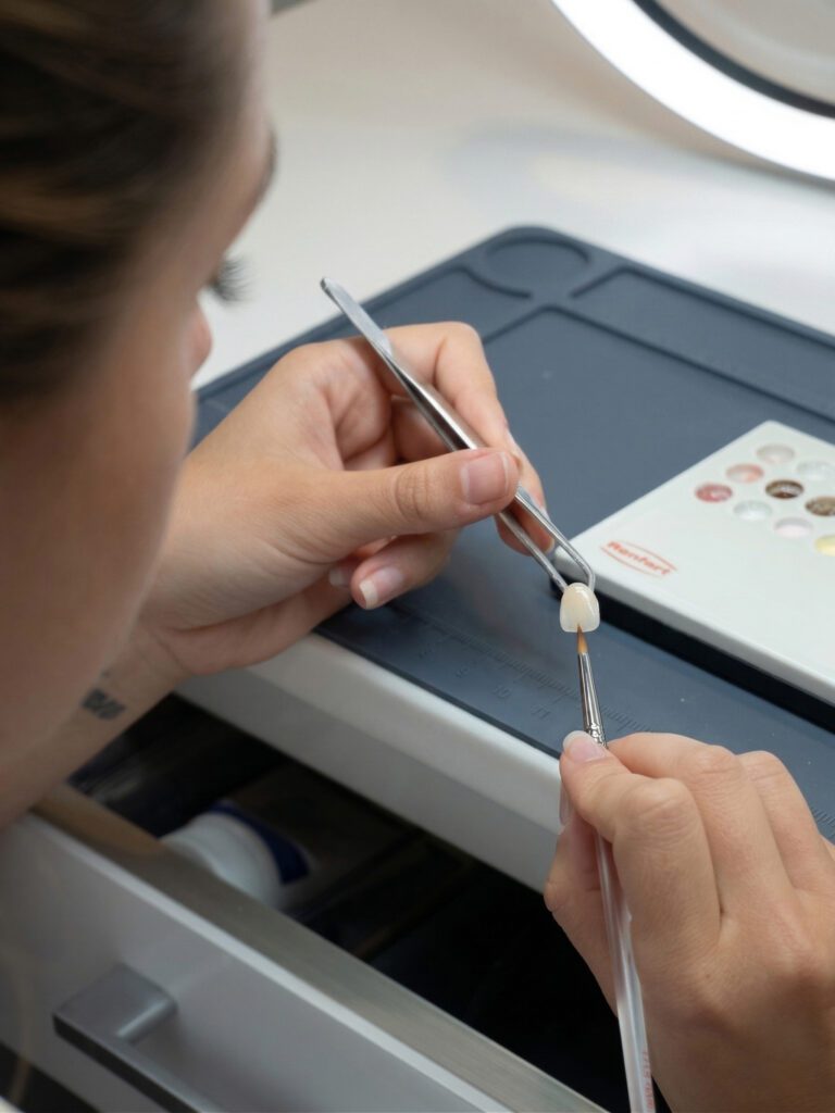 carilla porcelana estetica dental burgos